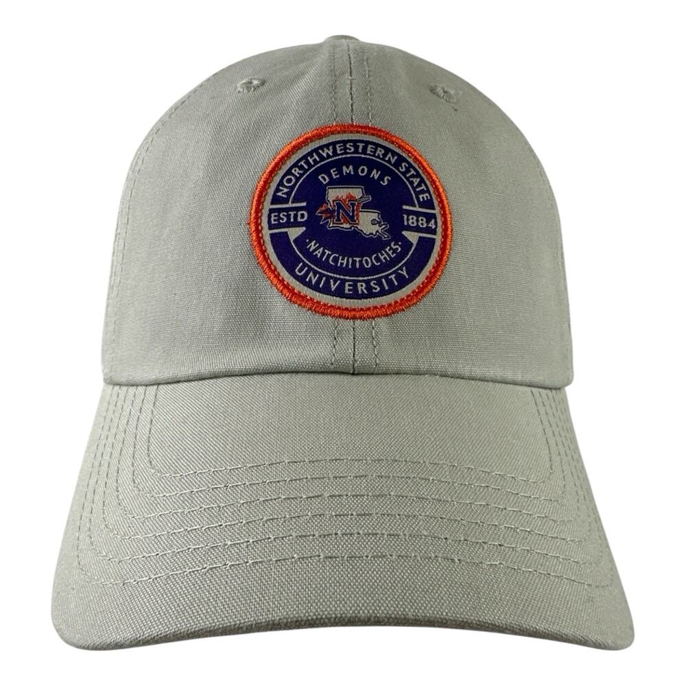 Northwestern State Demons Hat Cap Strap Back Adjustable Beige Captivating Men’s